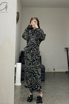SAMUEL GUI YANG Long Skirt AW22DR01-2 Petals AW22DR01